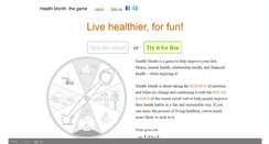 Desktop Screenshot of healthmonth.com